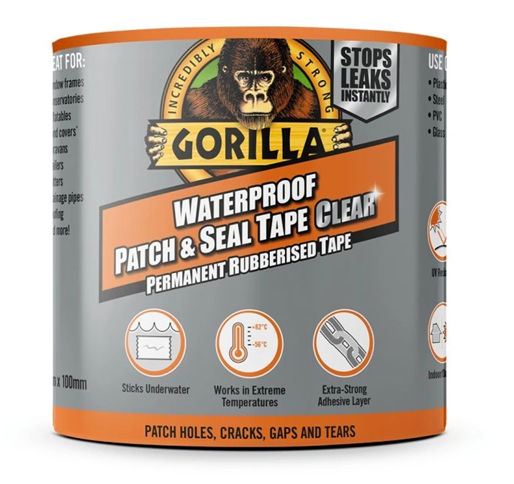 páska Gorilla Waterproof patch seal clear tape