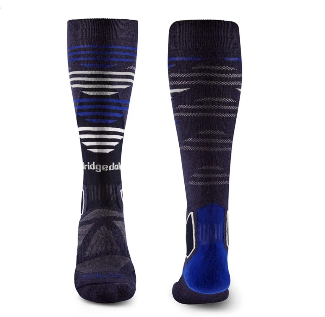 bridgedale ski lightweight nerino performance socks navy_back.jpg